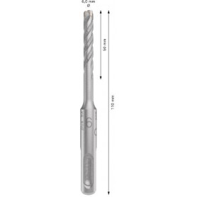 2608833777,Punta SDS plus-5X 6x50x110 mm