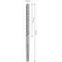 2608833798,Punta SDS plus-5X 10x100x160 mm