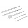STA54400-XJ,Set 3 Scalpelli + 2 punte SDS-Plus