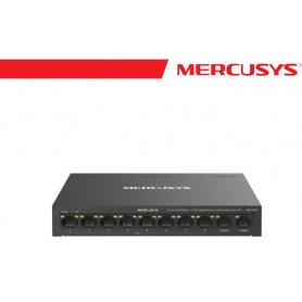 Mercusys 8-Port PoE+ 10/100 Mbps + 2 Gigabit Port Switch - MS110CP