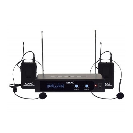 Doppio Radiomicrofono Ad Archetto Vhf Set 6252Lav-A (210,35 - 216,45 Mhz)