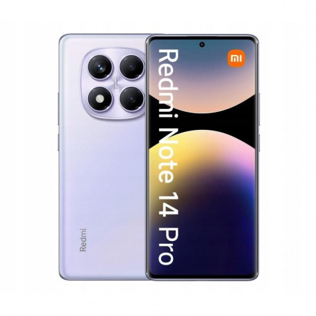Smartphone Redmi Note 14 Pro 8+256Gb Aurora Purple Viola 4G Dual Sim