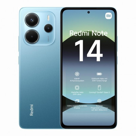 Smartphone Redmi Note 14 8+256Gb Ocean Blue 4G Dual Sim Eu