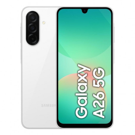 Smartphone Galaxy A26 (Sm-A266Bzwbeue) 128Gb 5G White Bianco