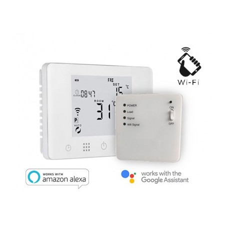 Cronotermostato Digitale Xh-Ctb Wi-Fi Con Ricevitore Rf