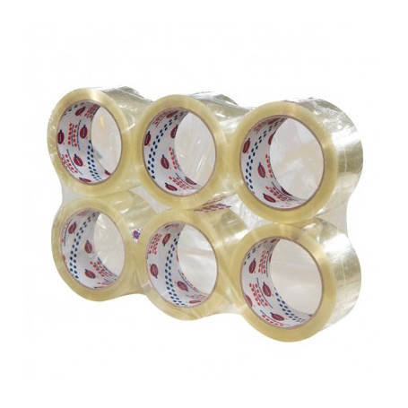 Nastro Adesivo Scotch Trasparente  50Mm X 66Mm (6 Pezzi)