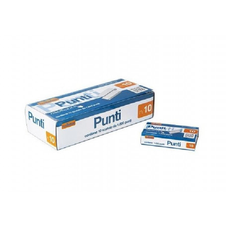 Punti Metallici Passo 23/20 Conf. 10000 Punti