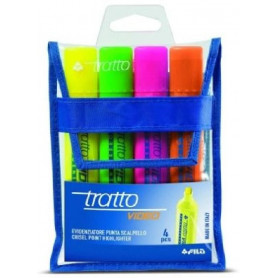 Evidenziatore Multicolore (4 Pezzi)