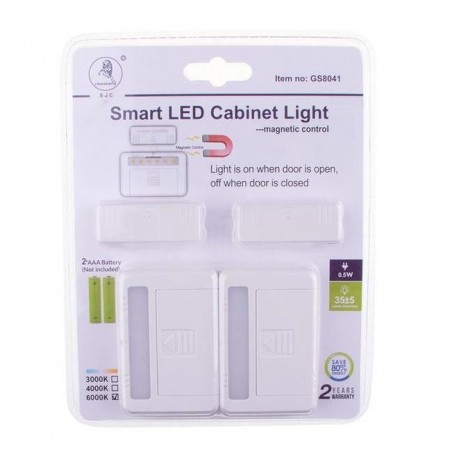 Luci Led Adesive Magnetico Smart Led Cabinet Light Luce Fredda 6000K