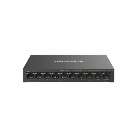 Switch Rete 8 Porte 10/100 + 2 Porte Gigabit Ms110Cp Poe+