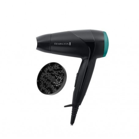 Asciugacapelli D1500 Pieghevole Da Viaggio 2000W Nero