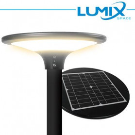 Testa Palo Solare LED 150W con Pannello Fotovoltaico e Sensore – 4000K IP65