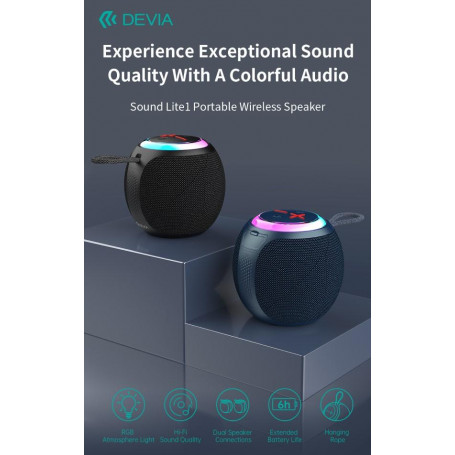 Altoparlane Bluetooth 5.3 EM505 Power 5 watt Nero