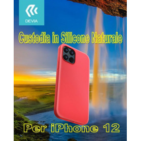 Cover in Silicone Waterproof per iPhone 12 & 12 Pro Rossa