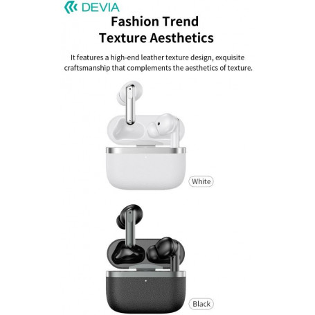 Auricolari carica wireless ANC TWS Ultra1 con annullamento rumore esterno Neri