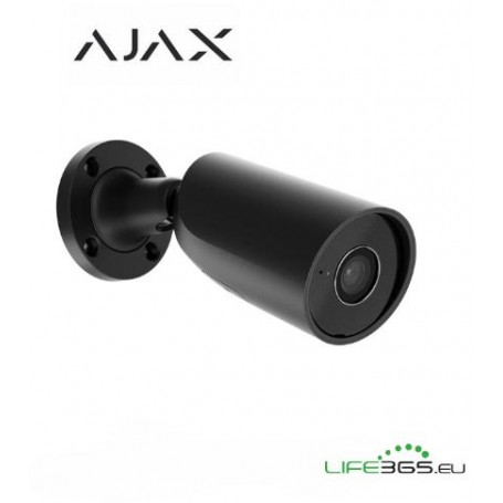 Ajax Telecamera Bullet IP PoE (BulletCam) (5 Mp/2.8 mm) nero