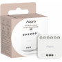 Aqara Modulo Relè Doppio T2 Zigbee - Luci/prese/tapparel/garage + contatto pulit