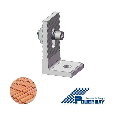 Staffa a L o 90° (completa d'accessori)