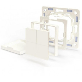 Shelly BLU Wall Switch 4 (+Legrand adapter) - Pulsante a muro Bluetooh 4 tasti