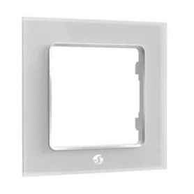 Shelly Wall Frame 1 - Placca da parete bianca compatibile Legrand