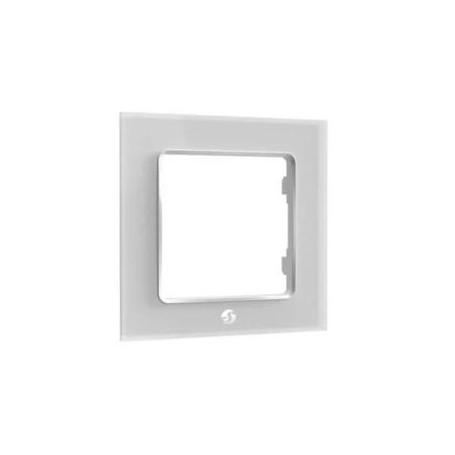 Shelly Wall Frame 1 - Placca da parete bianca compatibile Legrand