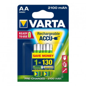 Batterie Ricaricabili Stilo Aa 2100Mah Conf. 2Pz