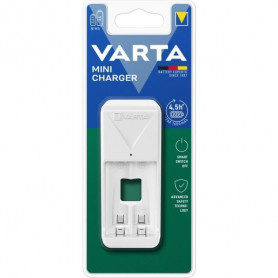 Caricabatterie Mini Charger Per 2 Pile Stilo Ministilo Aa/Aaa