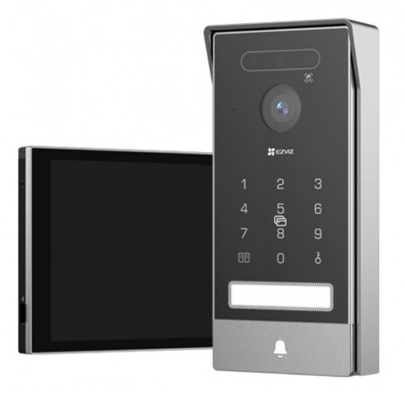 Videocitofono Hp7 Pro - 4K Schermo Touch 8" - Tastierino - Controllo Remoto - Rilevamento Movimento (Ezvcshp7Pro)