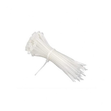 Fascette Elettricista Nylon 2,5X100Mm - 100Pz - Bianco