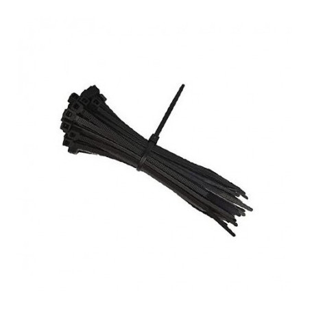 Fascette Elettricista Nylon 3,6X300Mm - 100Pz - Nero