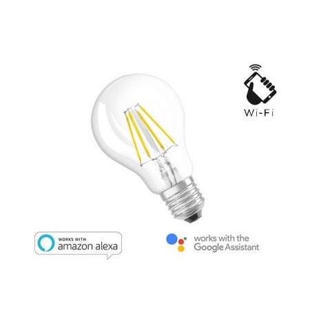 Lampada Led Smart Ee-7We27 Bianco E27 Cct Dimmerabile Wifi - Alexa E Google Home