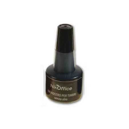 Inchiostro Per Timbro Cuscinetto - Flacone 30Ml. - Nero