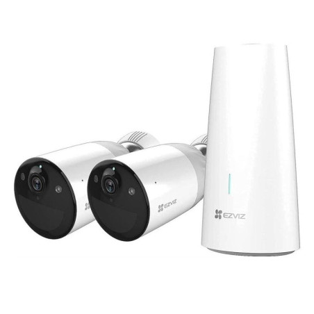 Kit Di 2 Telecamere Sorveglianza + Base Wlan (Bc1-B2)