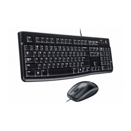 Kit Mk120 Tastiera + Mouse Nera