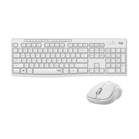 Kit Mk295 Tastiera + Mouse Wireless Bianca (920-009821)