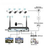 Kit Sistema Di Sorveglianza Nvr 4 Canali + 4 Telecamere (Tc-1403Ipw-Kit)