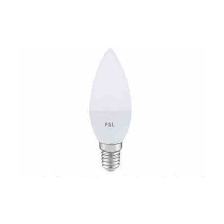 Lampada Led Candela C37 E14 5.5W 3000K Luce Calda (Flc37B6W30K14)