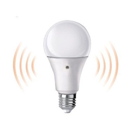 Lampada Led Goccia A60 E27 9W 3000K Luce Calda - Sensore Crepuscolare (Fla60S9W30K27)
