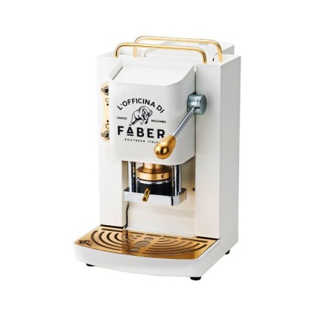 Macchina Da Caffe' A Cialde Pro Deluxe Bianco Pure White