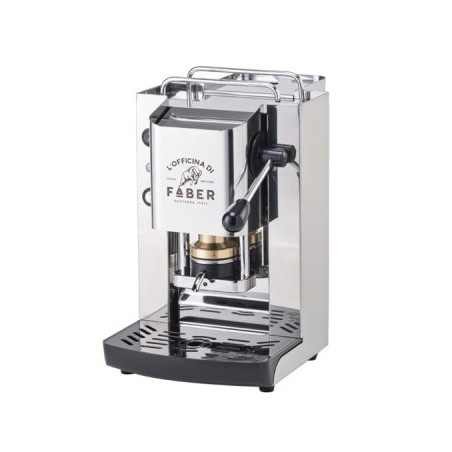 Macchina Da Caffe' A Cialde Pro Deluxe Inox Ottone