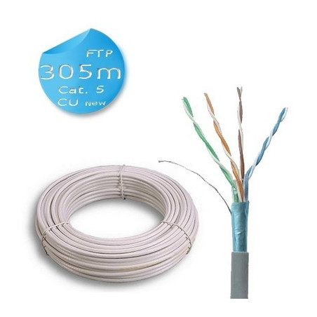 Matassa Cavo Di Rete 305 Mt Cat.5E Ftp (Cm-013-Cpr)