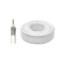 Matassa Sf19/30 Cavo Bobina Coassiale Sat Classe A In Rame Bassa Perdita - 100 Mt