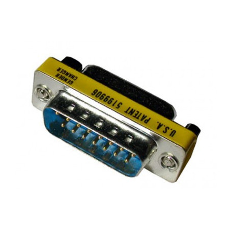 Mini Adattatore 15 Poli Maschio/Maschio Gender Changer (Lp140)