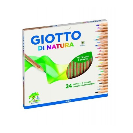 Pastelli Colorati Giotto Di Natura - 24 Pezzi