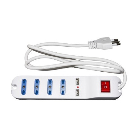 Multipresa 4 Posti + Usb (Lkmp04Usb)