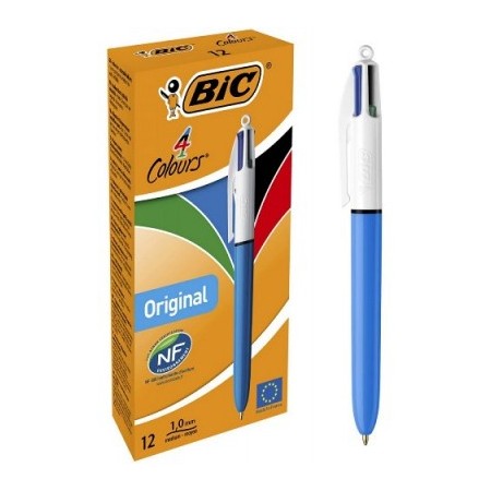 Penna A Sfera Classic 4 Colori (12 Pezzi)