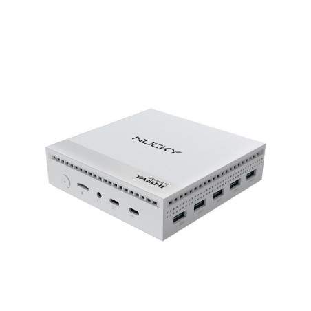 Pc Barebone Nuc Nucky-2 Intel Quad Core N100 Ram 8Gb Ssd 256Gb Windows 11 Pro Bianco (Ny290)