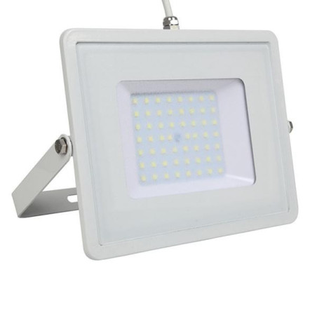 Lampada Led Faro 50W Proiettore Smd Samsung Chip Corpo Bianco 300K (21409)