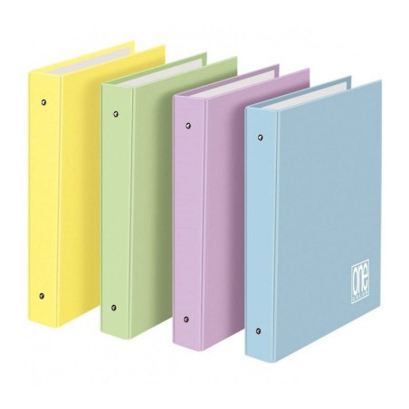 Raccoglitore 4 Anelli One 26X32 Diam.30 - Color Pastello - 6Pz