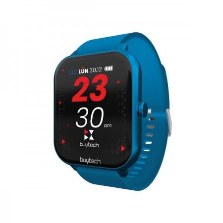 Smartwatch Buytech By-Alfa-Bl Cassa Blu Cinturino Silicone